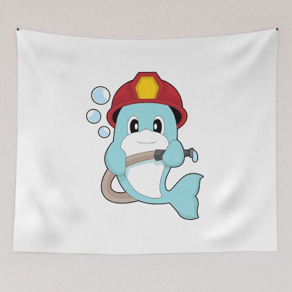 Item preview, Dolphin Firefighter Fire hose Fire department designed and sold by Snabdesign84.