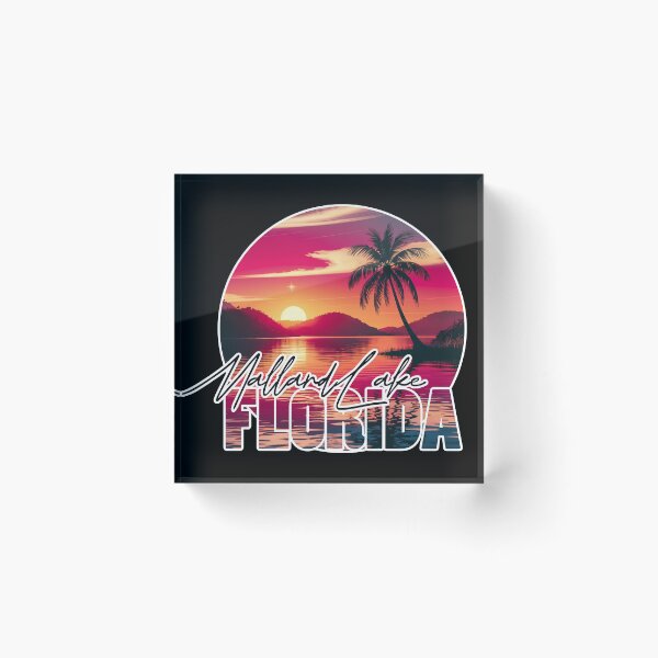 Item preview, Mallard Lake, Orange County, Florida, Lake sunset designed and sold by Wanderful-roads.