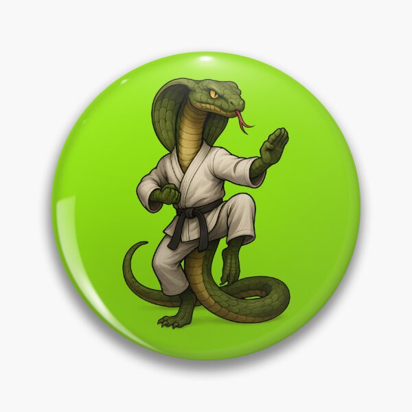 Item preview, Cobra Karate Master – Martial Arts Reptile T-Shirt designed and sold by DojoVibe.