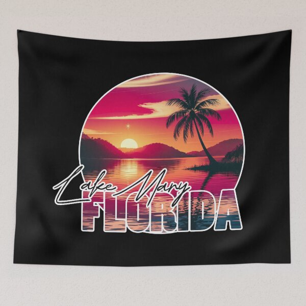 Item preview, Lake Mary, Seminole County, Florida, Lake sunset designed and sold by Wanderful-roads.