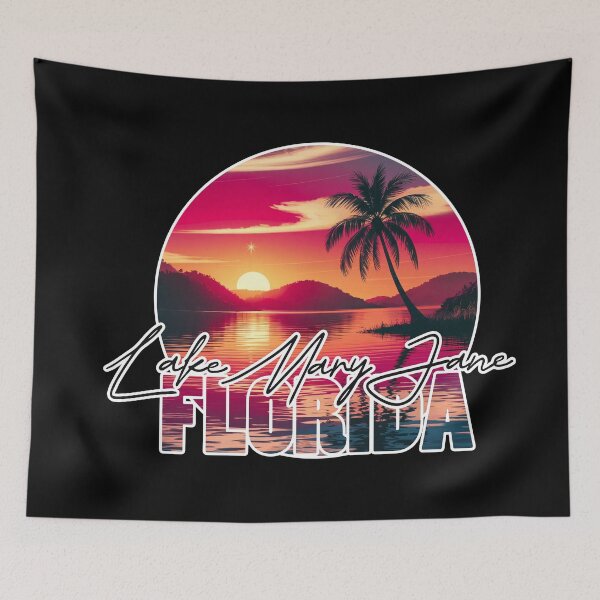 Item preview, Lake Mary Jane, Orange County, Florida, Lake sunset designed and sold by Wanderful-roads.