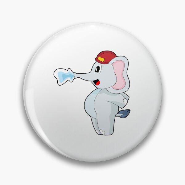 Item preview, Elephant Firefighter Fire helmet Fire department designed and sold by Snabdesign84.