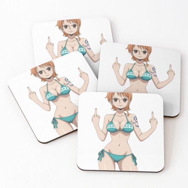 Item preview, Anime Middle Finger - Nami waifu designed and sold by Kuroi Pixel.