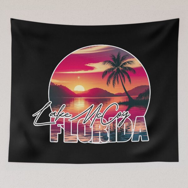 Item preview, Lake McCoy, Orange County, Florida, Lake sunset designed and sold by Wanderful-roads.
