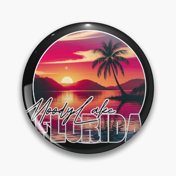 Item preview, Moody Lake, Pasco County, Florida, Lake sunset designed and sold by Wanderful-roads.