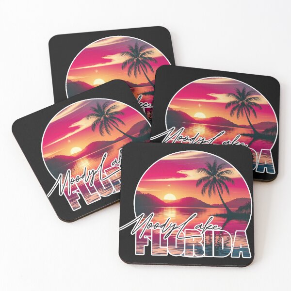 Item preview, Moody Lake, Pasco County, Florida, Lake sunset designed and sold by Wanderful-roads.