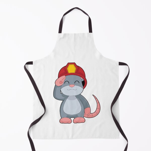 Item preview, Mouse Firefighter Fire helmet Fire department designed and sold by Snabdesign84.