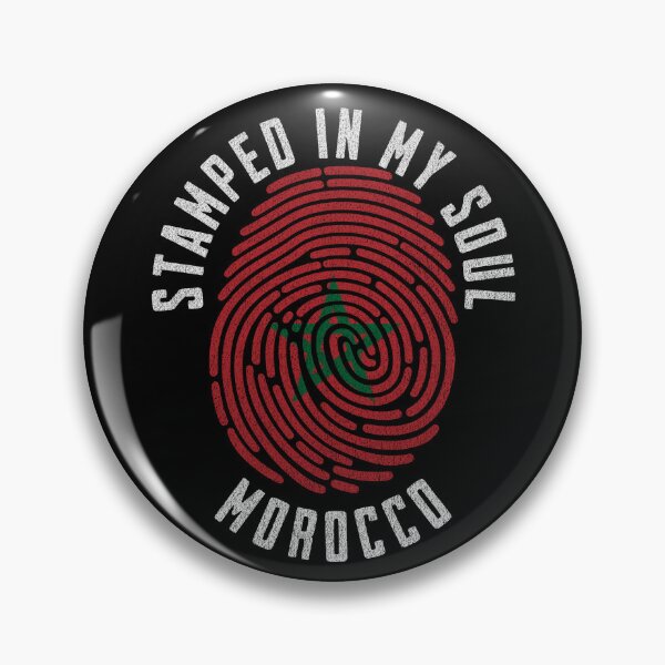 Item preview, Stamped in My Soul Morocco Flag Design Moroccan Pride designed and sold by chrisrivait.