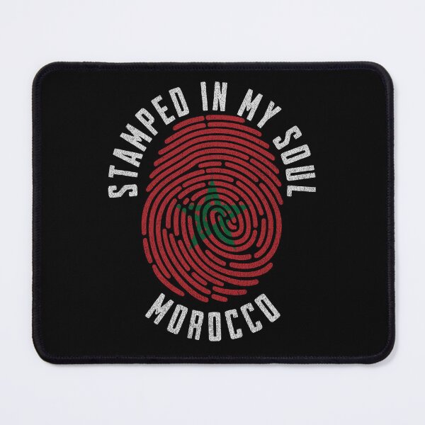 Item preview, Stamped in My Soul Morocco Flag Design Moroccan Pride designed and sold by chrisrivait.
