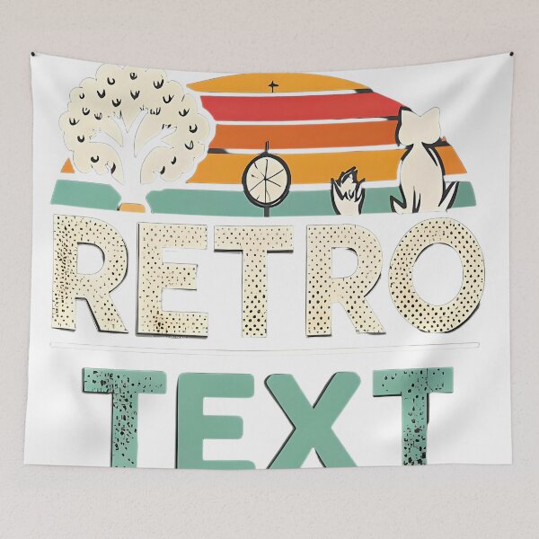 Item preview, Cool retro text design designed and sold by Artiviose.