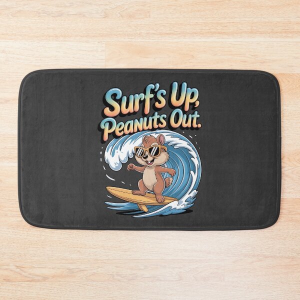 Item preview, chipmunk sports - funny chipmunk - chipmunk lover - chipmunk surfing - sarcastic sports - chipmunk workout  - chipmunk tennis - chipmunk - quirky chipmunk - nut lover designed and sold by JansenGS.