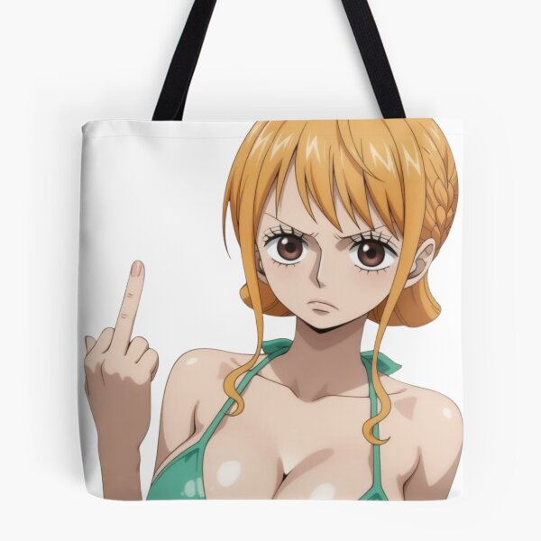 Item preview, Anime Middle Finger Nami Waifu designed and sold by Kuroi Pixel.