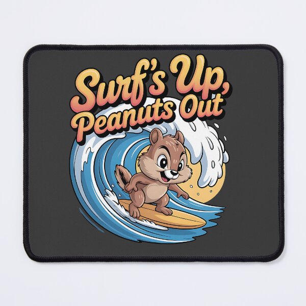 Item preview, chipmunk sports - funny chipmunk - chipmunk lover - chipmunk surfing - sarcastic sports - chipmunk workout - chipmunk tennis - chipmunk - quirky chipmunk - nut lover designed and sold by JansenGS.