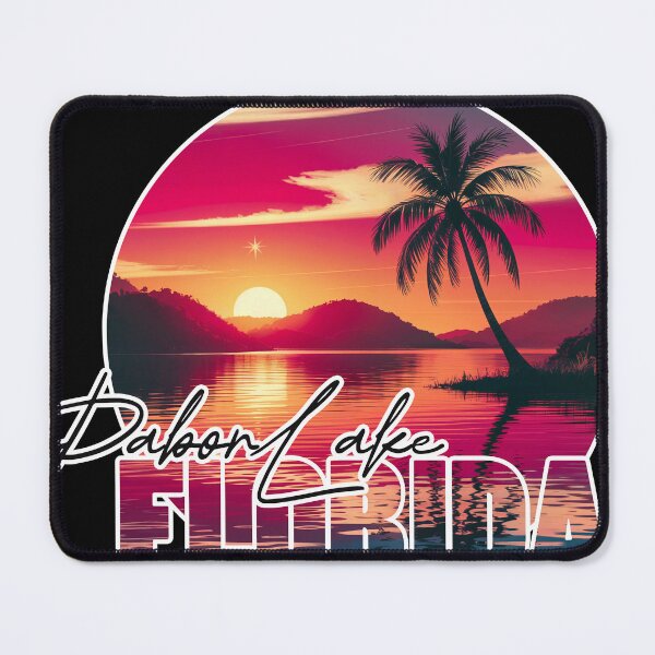 Item preview, Pabor Lake, Polk County, Florida, Lake sunset designed and sold by Wanderful-roads.