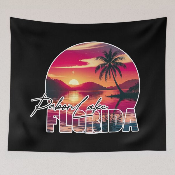 Item preview, Pabor Lake, Polk County, Florida, Lake sunset designed and sold by Wanderful-roads.