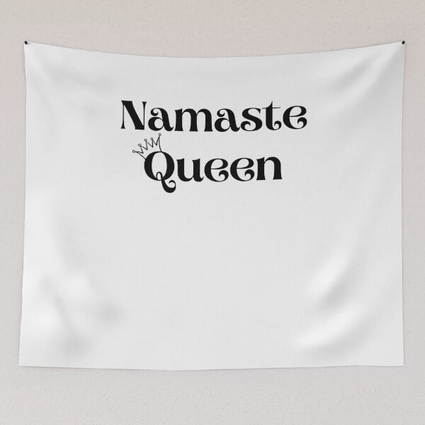 Item preview, Namaste Queen funny woman yoga instructor cute meditation designed and sold by snowry.