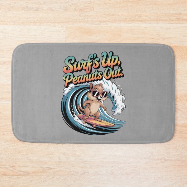 Item preview, chipmunk sports - funny chipmunk - chipmunk lover - chipmunk surfing - sarcastic sports - chipmunk workout  - chipmunk tennis - chipmunk - quirky chipmunk - nut lover designed and sold by JansenGS.