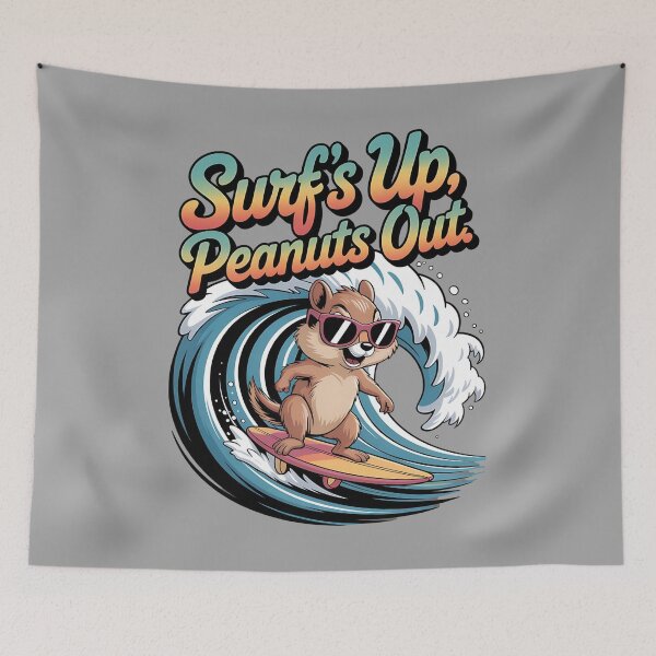 Item preview, chipmunk sports - funny chipmunk - chipmunk lover - chipmunk surfing - sarcastic sports - chipmunk workout  - chipmunk tennis - chipmunk - quirky chipmunk - nut lover designed and sold by JansenGS.