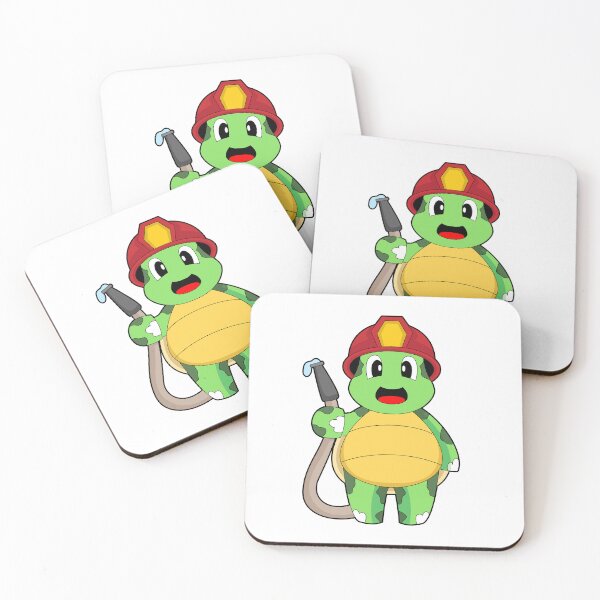 Item preview, Turtle Firefighter Fire hose Fire department designed and sold by Snabdesign84.