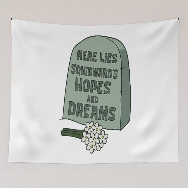 Item preview, Squidward's Hope And Dreams designed and sold by TheCozyClaw.