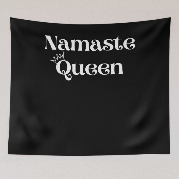 Item preview, Namaste Queen yoga instructor meditation LGBTQ pride designed and sold by snowry.