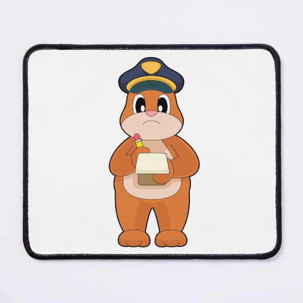 Item preview, Bear Cop Parking ticket Police designed and sold by Snabdesign84.