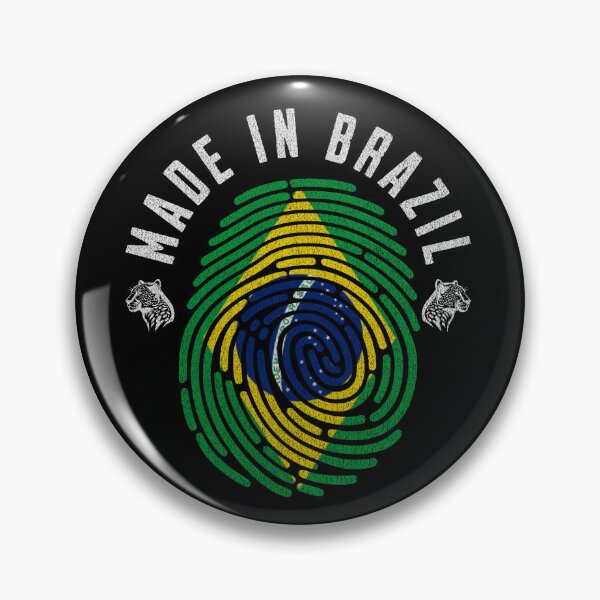 Item preview, Brazil Fingerprint Flag Design Brazilian Pride Roots designed and sold by chrisrivait.