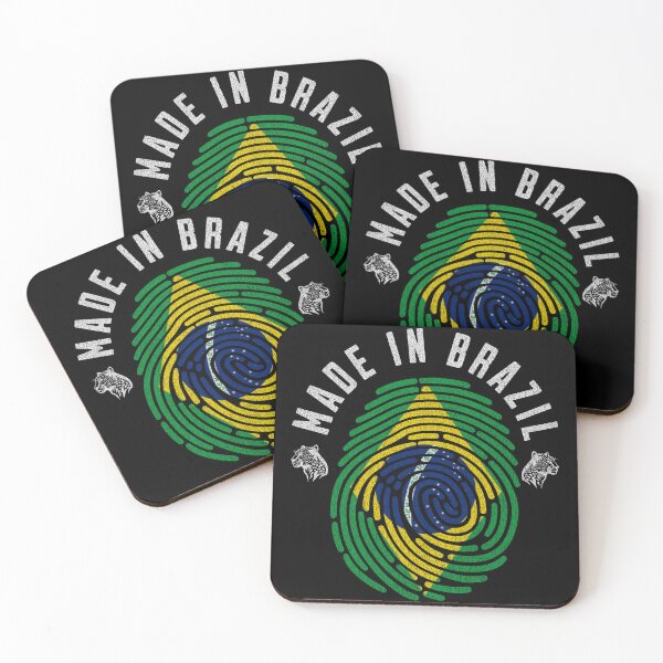 Item preview, Brazil Fingerprint Flag Design Brazilian Pride Roots designed and sold by chrisrivait.