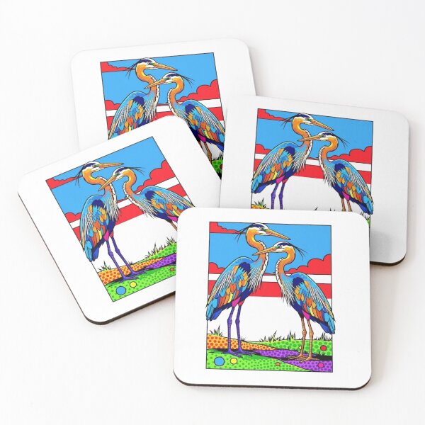 Item preview, Beautiful egrets in nature designed and sold by PP&RAINBOW SHOP.
