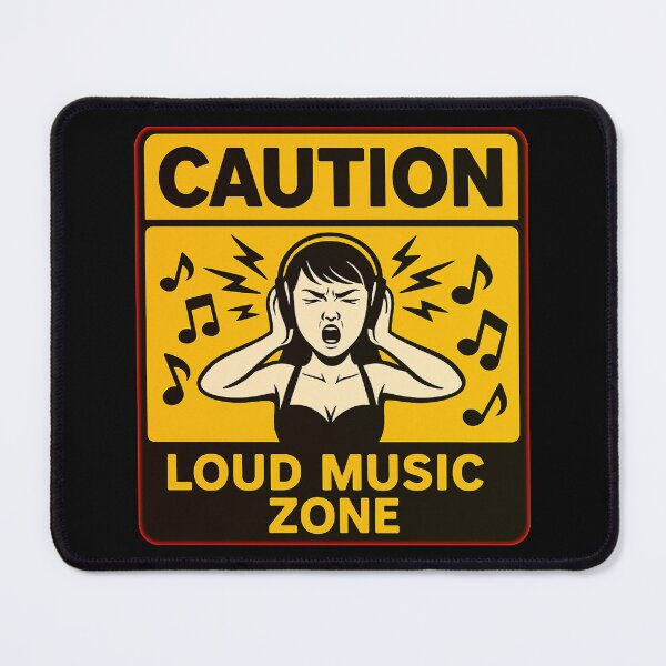 Item preview, CAUTION! loud music designed and sold by Gnfree.