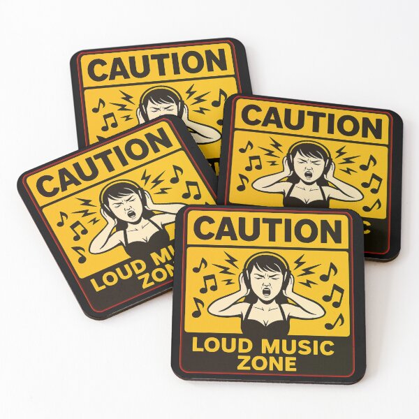 Item preview, CAUTION! loud music designed and sold by Gnfree.