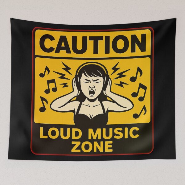 Item preview, CAUTION! loud music designed and sold by Gnfree.