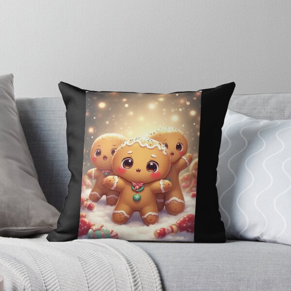 Item preview, Chibi Gingerbread Kawaii – Cute Cookie Christmas Art designed and sold by SEBRYS.
