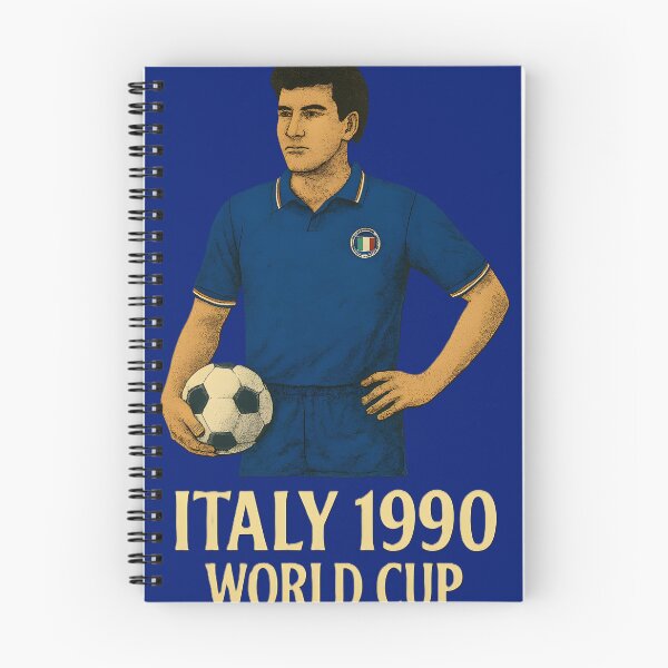 Artikelvorschau, Italien 1990 – Retro-Trikot der Fußball-Weltmeisterschaft (Vollfarbe) entworfen und verkauft von WhisperFrame.