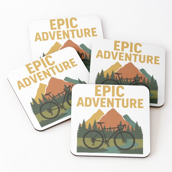 Item preview, Epic Adventure Cycling Wilderness Design designed and sold by Qbi Cycle & Co. – Cycling Apparel & Accessories.