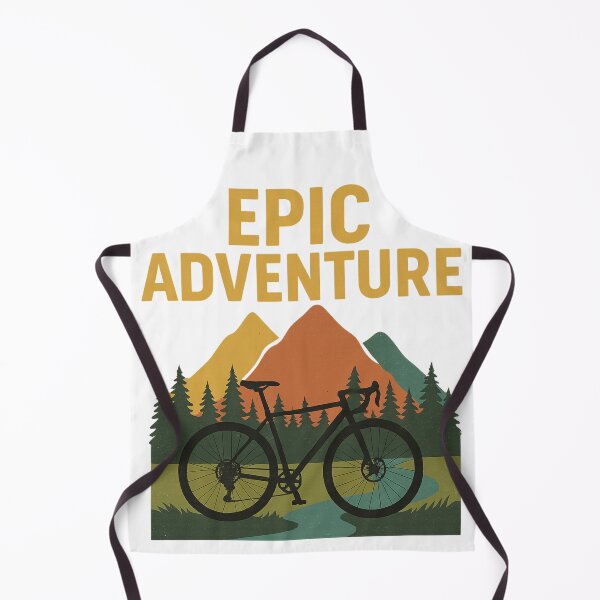 Artikelvorschau, Episches Abenteuer-Radfahren-Wildnis-Design entworfen und verkauft von Qbi Cycle & Co. – Cycling Apparel & Accessories.
