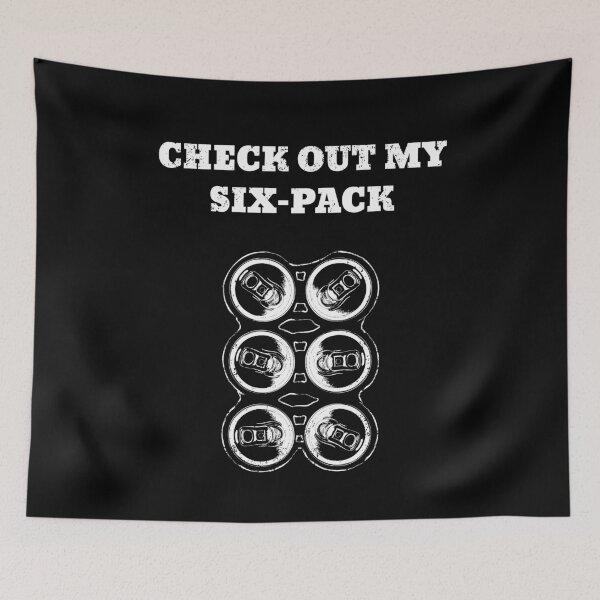 Item preview, Check Out My Six Pack Beer Cans designed and sold by oberdoofus.