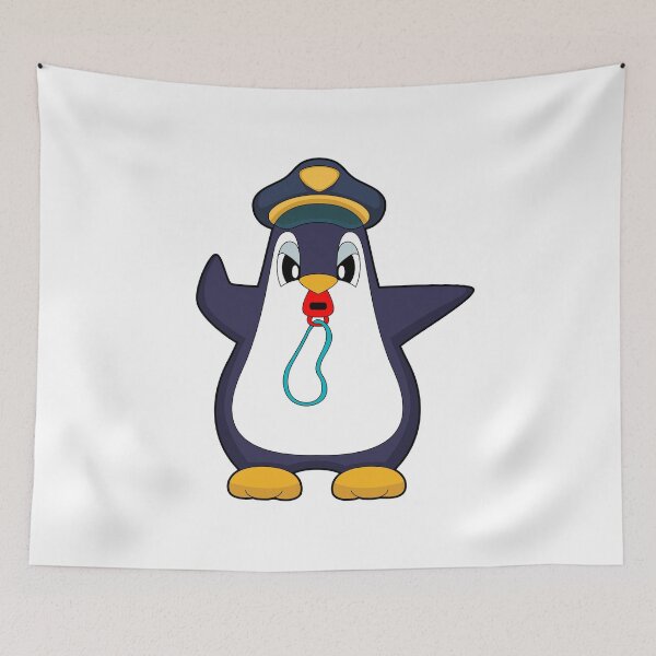 Item preview, Penguin Cop Whistle Police designed and sold by Snabdesign84.