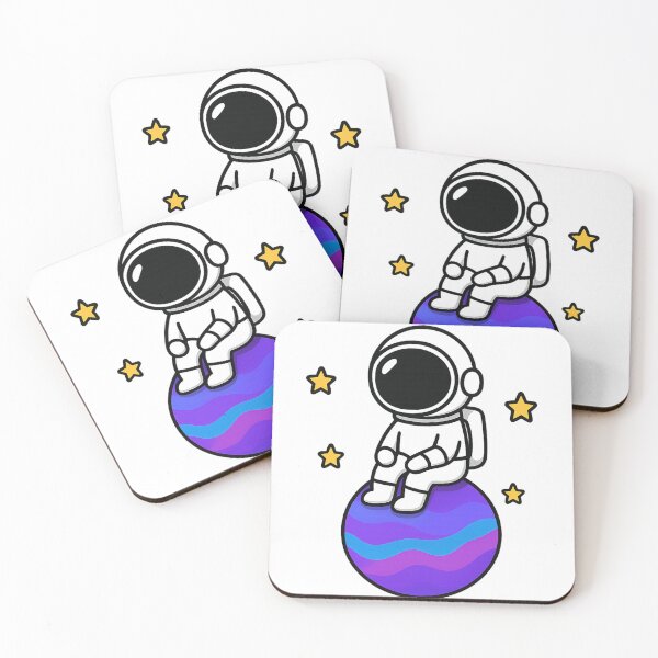 Item preview, Cosmic Explorer Astronaut with Balloon designed and sold by M3m3ck4r.