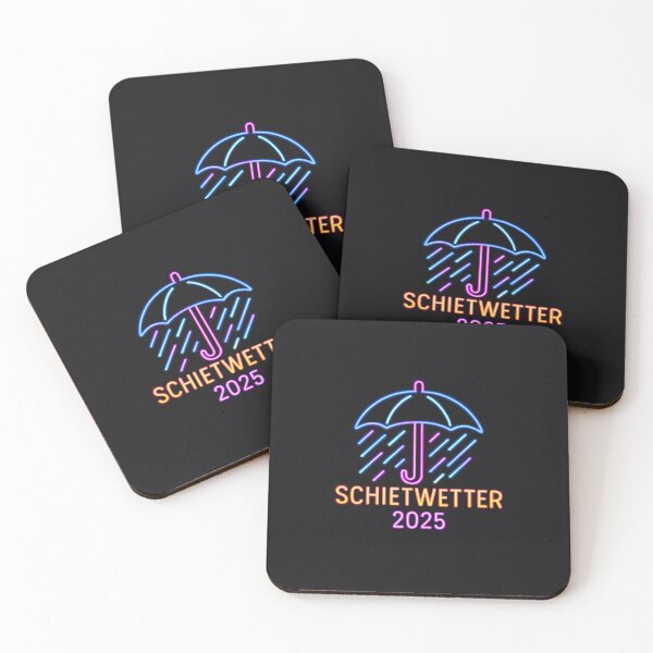Item preview, Bad weather 2025 – neon retro design designed and sold by Fies-und-Fein.