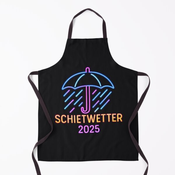 Item preview, Bad weather 2025 – neon retro design designed and sold by Fies-und-Fein.