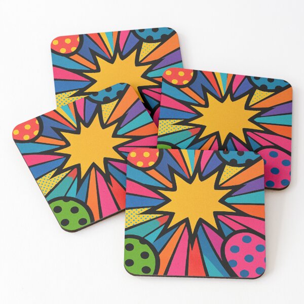 Item preview, "Retro Pop Kaboom!" – Comic Burst with Polka Dot Power designed and sold by "TXSiSsY's TRIUMPH BY GRACE".