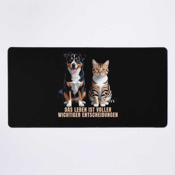 Item preview, Life is full of important decisions, cute cats and dogs. designed and sold by ReneMM.
