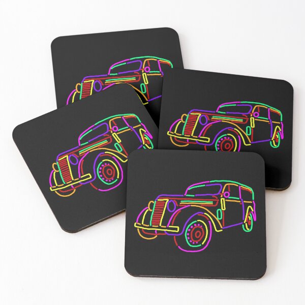 Item preview, Retro Car Doodle designed and sold by ArtNoveltee.