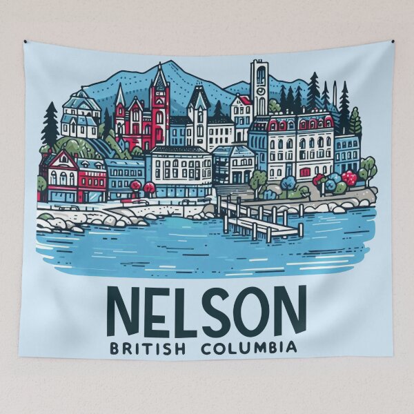 Item preview, Nelson BC Canada  designed and sold by HowToCanadian.