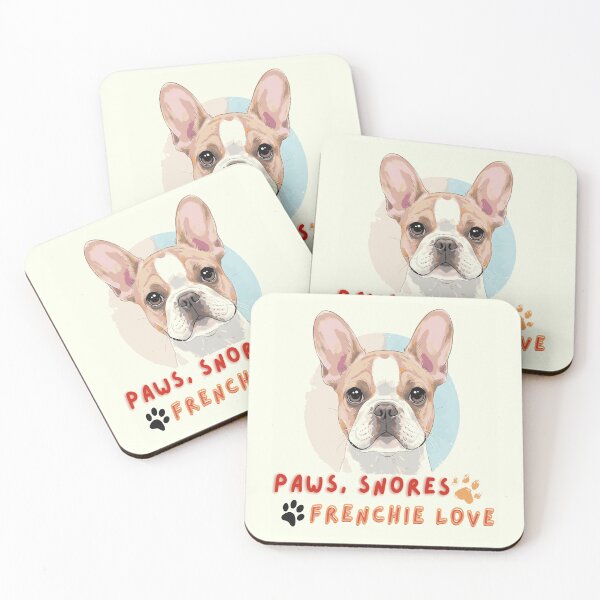 Item preview, Paws, Snores & Frenchie Love designed and sold by All-Shopping.