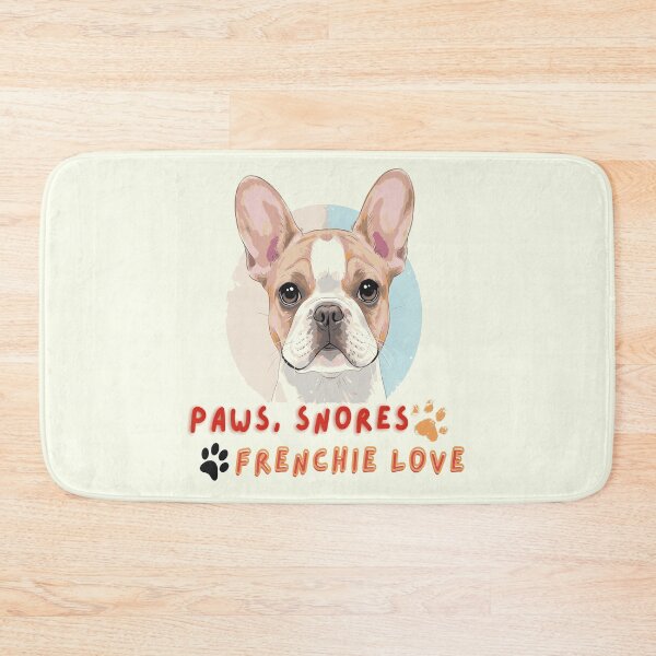 Item preview, Paws, Snores & Frenchie Love designed and sold by All-Shopping.