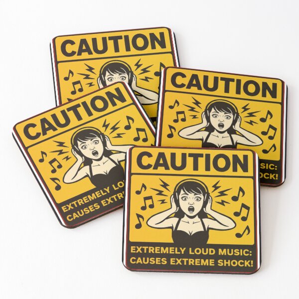 Item preview, LOUD MUSIC SHOCK SIGN designed and sold by Gnfree.