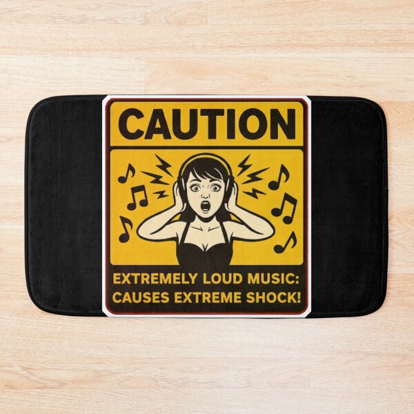 Item preview, LOUD MUSIC SHOCK SIGN designed and sold by Gnfree.