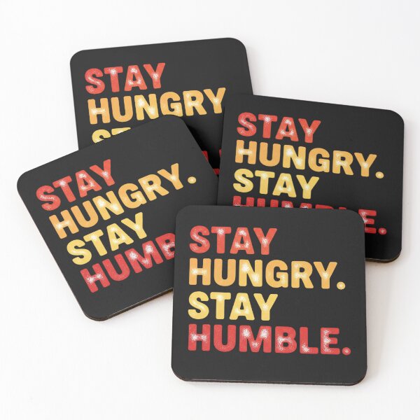 Item preview, Stay Hungry Stay Humble – Retro Sunset Tee designed and sold by MofazStyle.